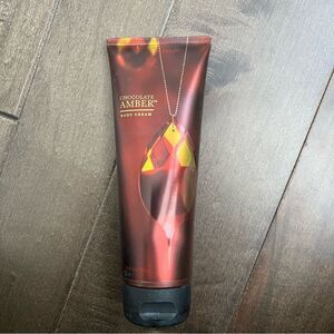 Bath & Body Works Chocolate Amber Body Cream Lotion Rare Discontinued HTF
